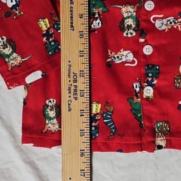 Old Navy Loose-Fit Button Front Matching Pet Print Pajama Top Only, 3T New - Picture 10 of 10